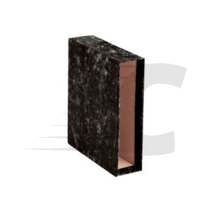 Dohe Funda de archivador A4 | 65 mm Negro jaspeado