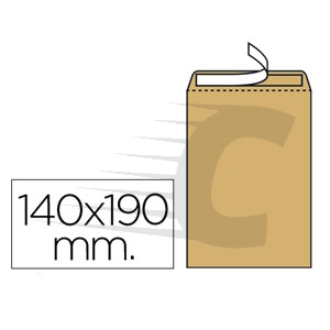 Sobres Papel kraft | 132x187mm | 500u.