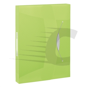 Carpeta de documentos Esselte | Polietileno | Verde transparente | 47mm | A4