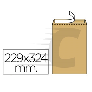 Sobres Papel kraft | 229x324mm | 250u.