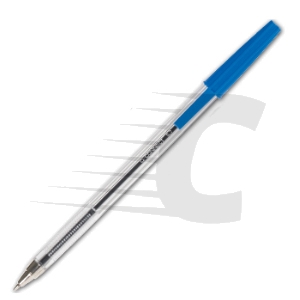 PACK x5: Bolígrafo BIC Cristal Azul Transparente 0.4mm