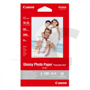 Canon GP-501 Papel fotográfico brillante 200 gramos 10 x 15 cm (50 hojas)