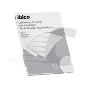 IBICO Fundas plastificadoras | A4 2×75 micras Light 100 unidades