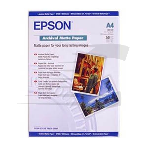 Epson S041342 Papel Mate Archival | A4 189 g 50 hojas