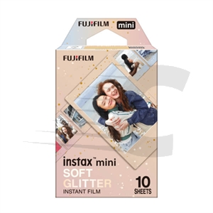 Fujifilm Papel fotográfico Instax Mini Soft Glitter | 10 hojas