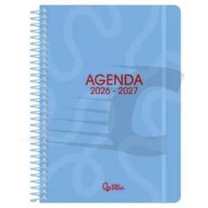 Agenda escolar A5 semana | 2026 - 2027 | Azul