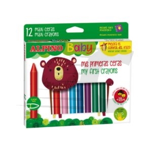 Alpino Baby 12 ceras de colores