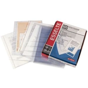 Esselte Funda portadocumentos multitaladro | A4 100 unidades