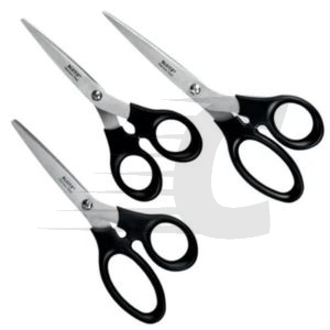 Leitz Pack de tijeras 165/185/200 mm | Negras 3 unidades