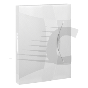 Carpeta de documentos Esselte | Polietileno | Blanca transparente | 47mm | A4