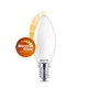 Bombilla Philips LED E14 |  WarmGlow | vela | mate |regulable | luz cálida | 3,4W