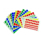 Pegatinas de colores