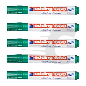 edding 660 Rotulador pizarra blanca punta redonda 1,5 a 3 mm azul