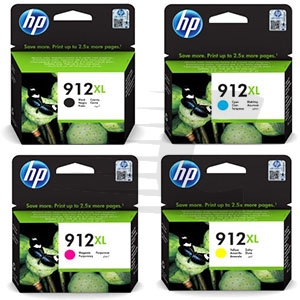 HP 912XL Pack de 4 cartouches d'encre Cartridge World assorties